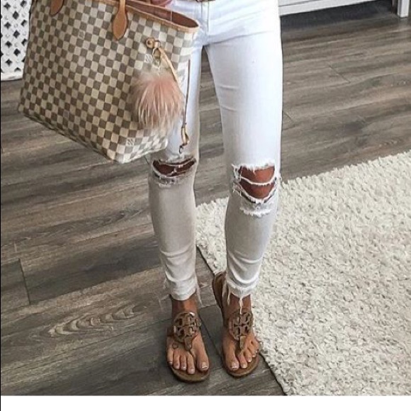 Hollister Denim - Hollister | White Distressed Skinny Jeans